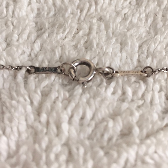 Tiffany&Co. Elsa Peretti Open Teardrop Pendant Necklace in Sterling Silver (18") - Picture 5 of 5